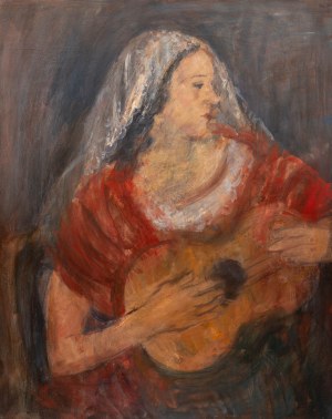 Joachim Weingart (1895 Drohobycz - 1942 Oświęcim), Dziewczyna z gitarą