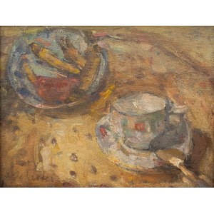 Zygmunt Schreter (1886 Lodz - 1977 France), Still life with a teacup