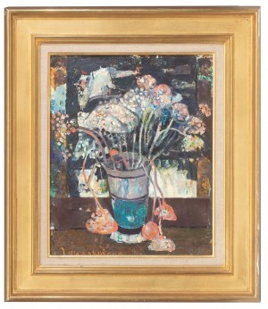 Joseph Pressmane (1904 Beresteczko- 1967 Paryż), Wazon z kwiatami