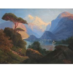 Otto Friedrich Geleng (1843 Berlín - 1939 Taormina), jazero Como