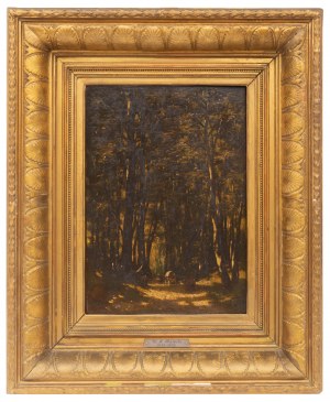 Aleksander Władysław Malecki (1836 Masłów -1900 Szydłowiec), Tabor w lesie