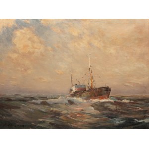 Marian Mokwa (1889 Malary - 1987 Sopot), Tropfen auf dem Weg zum Fischen