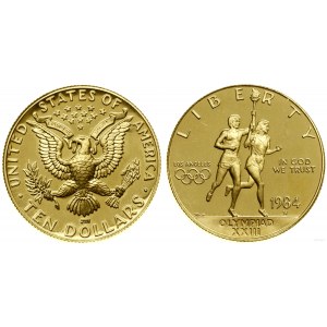 Stany Zjednoczone Ameryki (USA), 10 dolarów, 1984 W, West Point