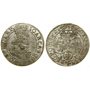 Polska, szóstak, 1662 AT, Kraków