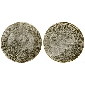 Polska, szóstak, 1663 AT, Kraków
