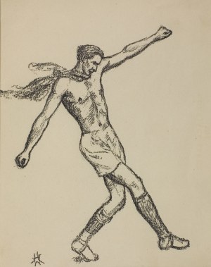 Wlastimil Hofman (1881-1970), Obrona piłki, [1928]