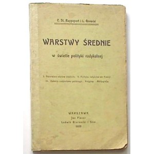 WARSTWY ŚREDNIE W ŚWIETLE POLITYKI RADYKALNEJ 1909