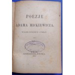A. Mickiewicz, Poezje wydanie zupełne t. 3-4 Lwów 1886