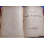 A. Mickiewicz, Poezje wydanie zupełne t. 3-4 Lwów 1886