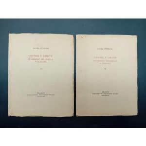 Pawel Ettinger Výňatky z dopisů polského bibliofila v Moskvě II. a III. část Rok 1927