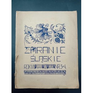 Zaranie Śląskie Rocznik VII Zeszyt 3-4 Rok 1931