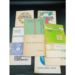 Soubor knih o folkloru s notami a kinetogramy Folklor polských zemí