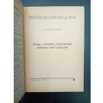 Ks. Dr. Stefan Wyszyński Zasięg i charakter zainteresowań katolickiej myśli społecznej
