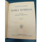 Dante Alighieri Božská komedie I.-III. díl, překlad E. Porębowicz 1925