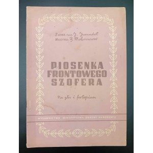 Piosenka Frontowego Szofera Na głos i fortepian