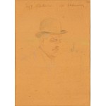 Jacek Malczewski (1854 - 1929), Portrait of Mieczysław Gąsecki (Sketch), 1920