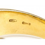 SALVINI: diamond gold band ring