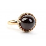 POMELLATO: brown diamond garnet gold chimera ring