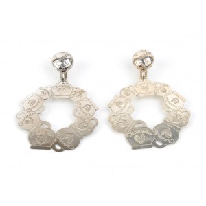 CHANTECLER: sterling silver hoop earrings