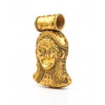 Archaeological-style gold pendant