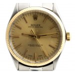 ROLEX Oyster: steel and gold men's wristwatch, ref. 1005