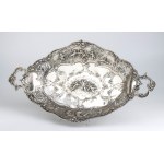 German silver basket - late 19th - early 20th century