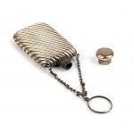 Lot consisting of silver matchbox, snuff bottle, box and carnet de bal - late 19th early 20th century