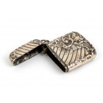 Lot consisting of silver matchbox, snuff bottle, box and carnet de bal - late 19th early 20th century