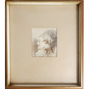 Jean-Antoine Watteau (według), Głowa kobiety