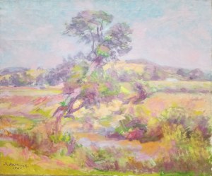 Bolesław Kuźmiński (1880-1976), Landscape (Summer Afternoon), 1962