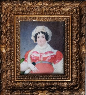 Künstler unbekannt, Porträt einer Frau (Miniatur)