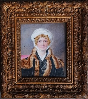 Artist unknown, Portrait of a woman (miniature)