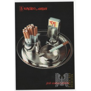 Pocztówka Imago Artis przedstawiająca Zestaw Gabinetowy do palenia tytoniu