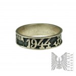 Warmet - silver ring brick to the Heroes of the Warsaw Uprising