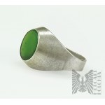 Warmet - Silbernes Signet mit Stein