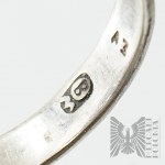Warmet/Agmet - Srebrny Pierścionek z kamieniem&nbsp;