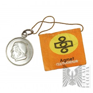 Warmet/Agmet - srebrny medalik - Jan Paweł II z metką &nbsp;