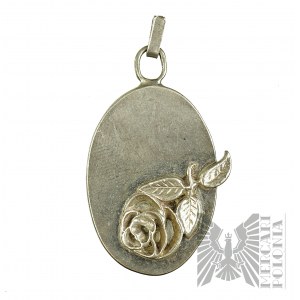 Warmet/Biamet - Silver Pendant with Rose