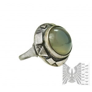 ORNO - Anello in argento con pietra