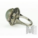 ORNO - Anello in argento con pietra