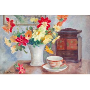 Juliusz CZECHOWICZ (1894-1974), Still life with flowers, 1947