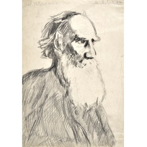 Marian MALINA (1922 - 1985), Old man with beard shown in right profile, 1951