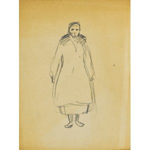 Konrad SRZEDNICKI (1894-1993), Woman in a coat
