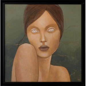 Catherine Koltan, Untitled (Brown-haired), 2020.