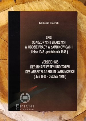 Census of inmates and deceased in Lambinowice labor camp (July 1945 - October 1946)
