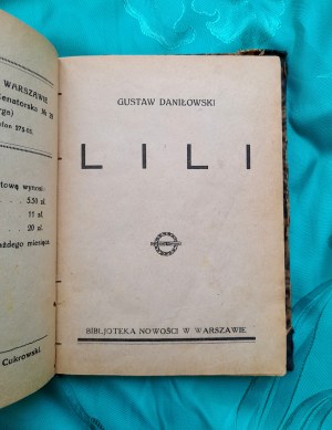 DANIŁOWSKI Gustaw - Lili / 1927