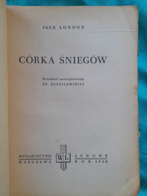 LONDON Jack - Daughter of the Snows (1948)