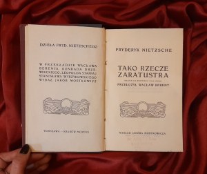 NIETZSCHE Friedrich - Tako rzecze Zaratustra (1913)