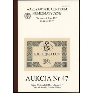 Katalog 47 aukcji WCN, 4.11.2011