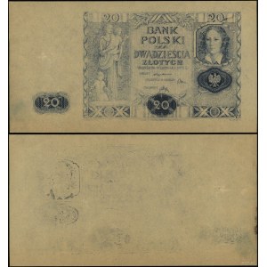 Polska, niepełny druk - 20 złotych, 11.11.1936